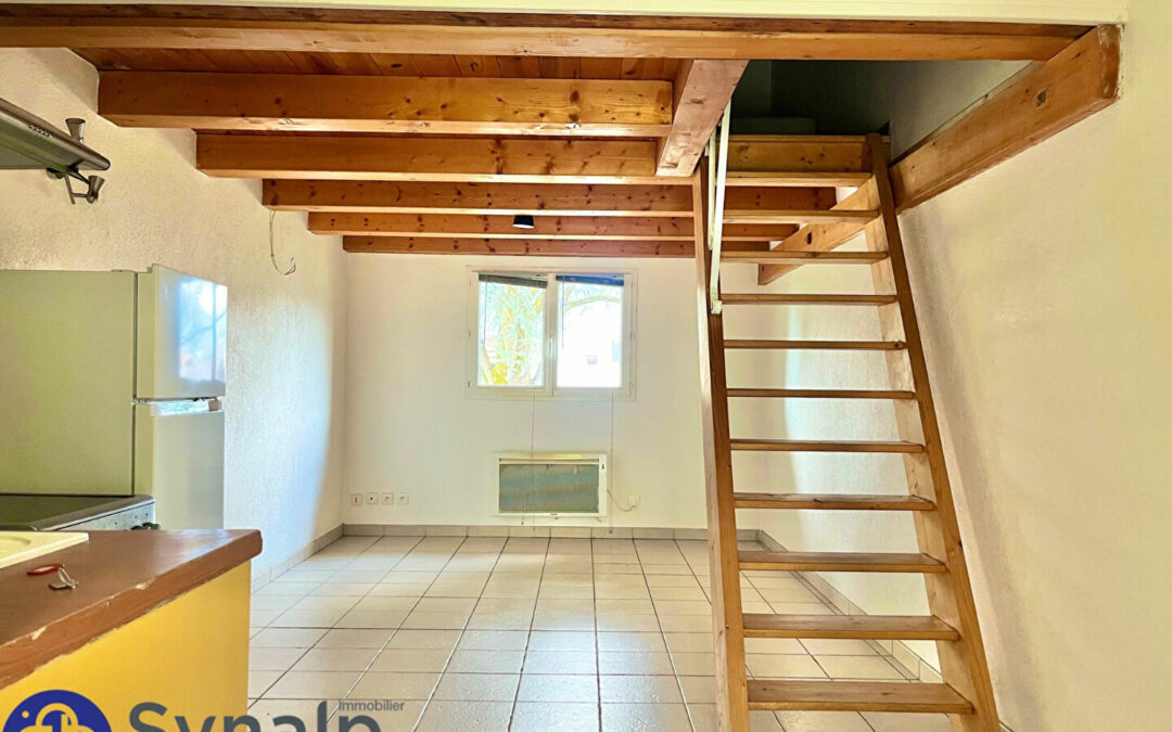 T1 Bis 27 m2 + mezzanine 13m2 + Cave + Parking