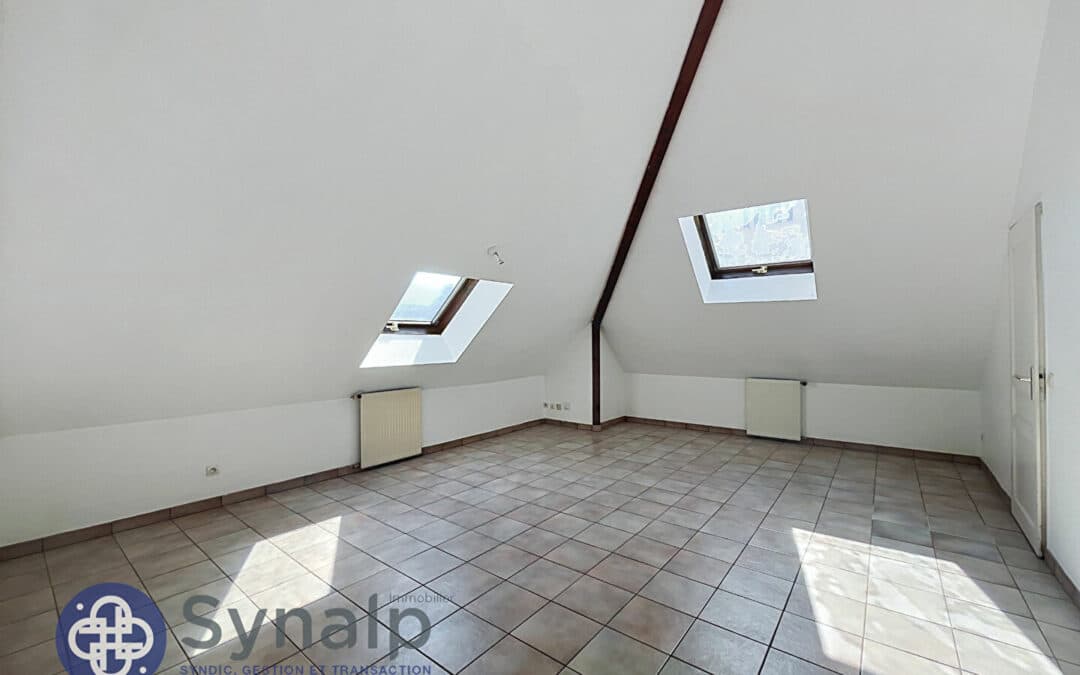 Appartement T2 de 67m² au sol à Chambéry.